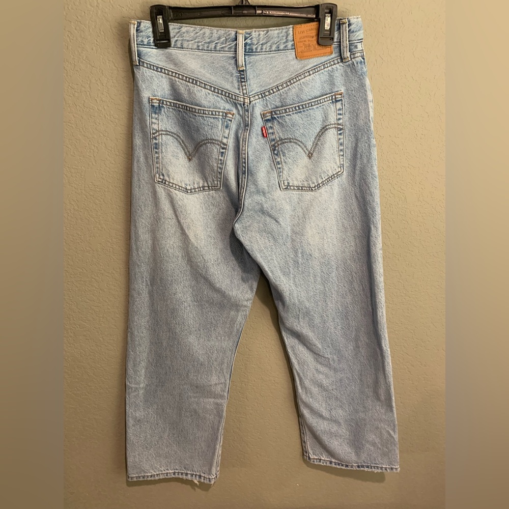 Levi Ribcage Straight Ankle Jeans